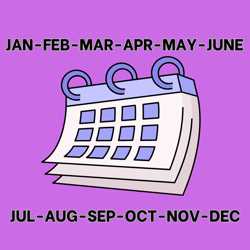 JAN - FEB - MAR - APR -MAY - JUNE