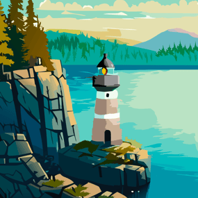 Lighthouse Scene